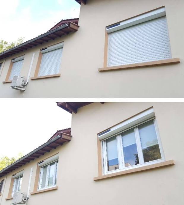 Rénovation : on a dit banco pour des volets roulants solaires